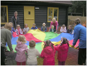 The amazing parachute game