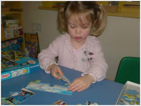 Jigsaws are great for co-ordination skills