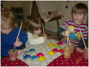 The painting team