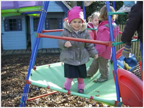 Climbing frame fun