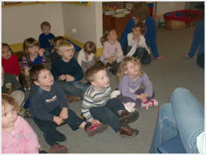 Story time is always popular