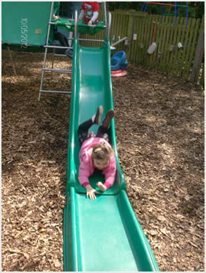 Safely at the bottom!