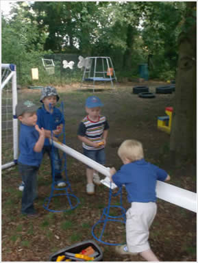 Outdoor teambuilding